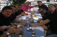 Lads on tour. Post tournament drinks at the eurofootballives.com 5-a-side Krakow Trophy 2007