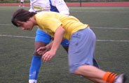 Five-a-side Football Tournament: The 2007 Prague Masters - Kehar Club take a tumble in the heat of the battle