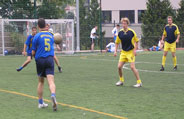 Five-a-side Football Tournament: The 2007 Prague Masters - Byraspor and Slepi Kone in action