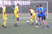Five-a-side Football Tournament: The 2007 Prague Masters - Byraspor and Slepi Kone in action